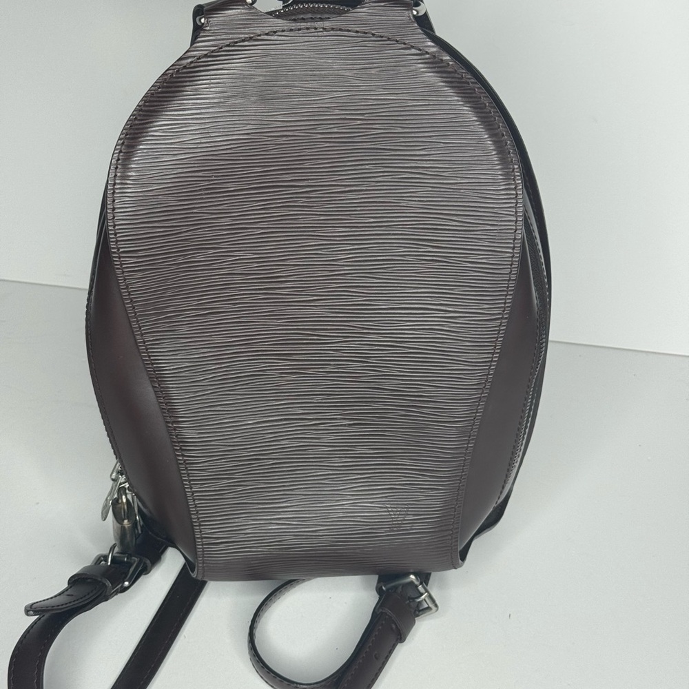 Louis Vuitton Epi Leather Brown Backpack